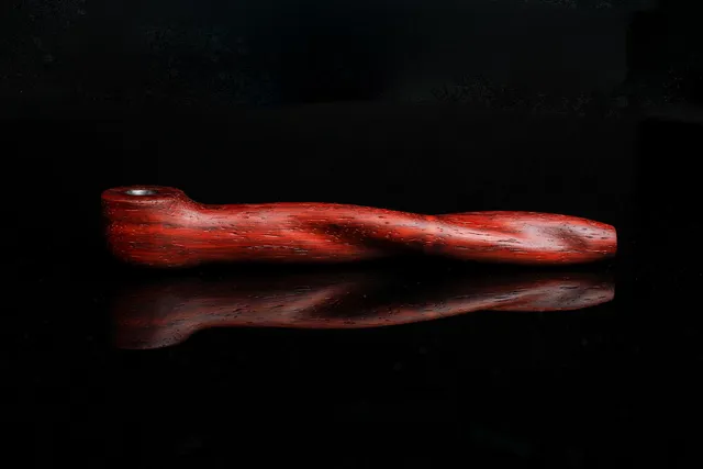 camouflet-convector-double-helix-mundst-ck-padauk-holz-winkel image 1