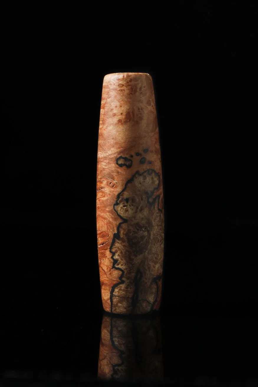camouflet-convector-wpa-glasadapter-maple-burl-14mm image 1