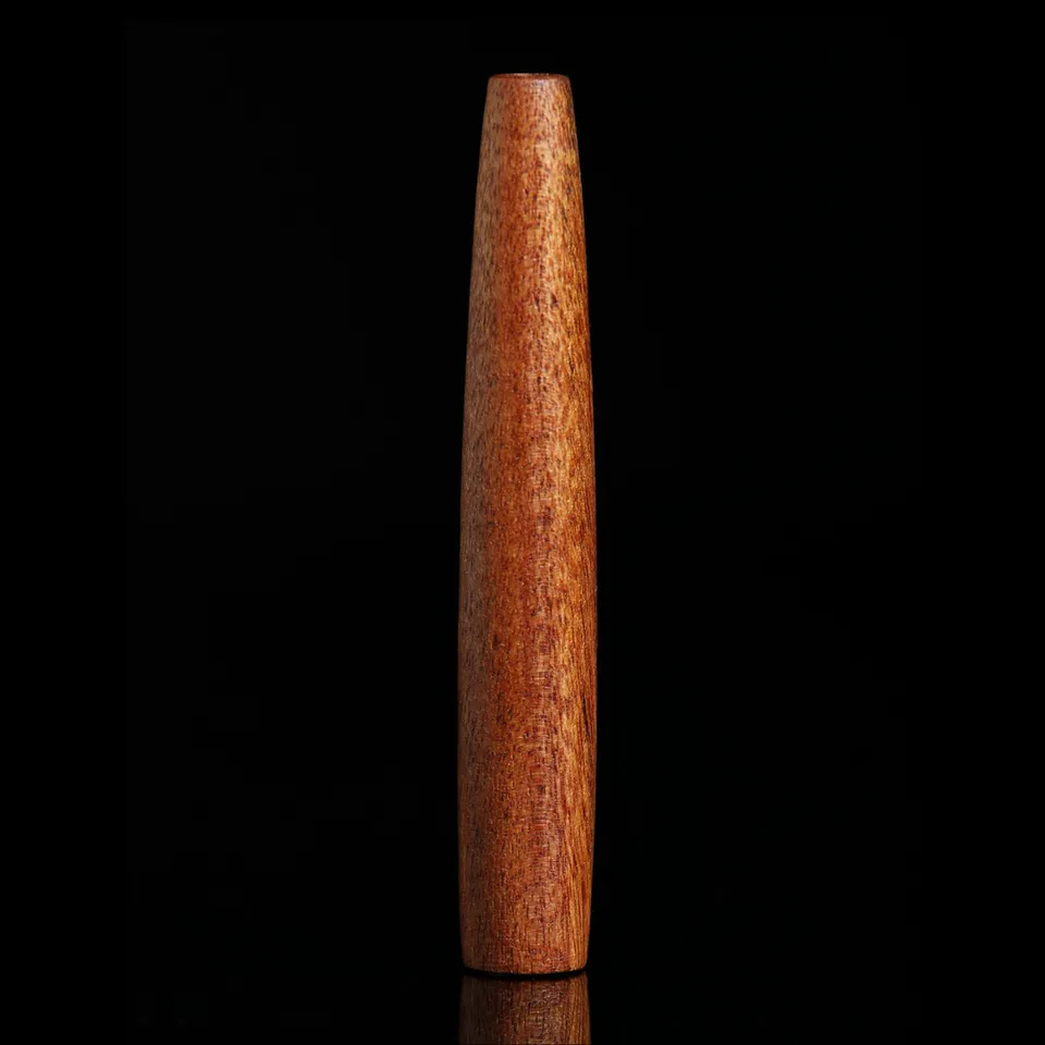 camouflet-convector-straight-stem-mundst-ck-mahagoni-holz image 1